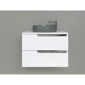   Piramida EURIDIKA fali fürdőszobabútor - mosdópult mosdó nélkül -2 fiókos - 75 x 48 x 53 cm