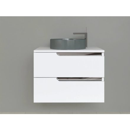 Piramida EURIDIKA fali fürdőszobabútor - mosdópult mosdó nélkül -2 fiókos - 75 x 48 x 53 cm