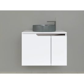   Piramida EURIDIKA fali fürdőszobabútor - mosdópult mosdó nélkül -2 ajtós - 75 x 48 x 53 cm