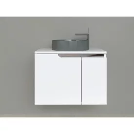   Piramida EURIDIKA fali fürdőszobabútor - mosdópult mosdó nélkül -2 ajtós - 75 x 48 x 53 cm