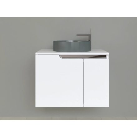 Piramida EURIDIKA fali fürdőszobabútor - mosdópult mosdó nélkül -2 ajtós - 75 x 48 x 53 cm