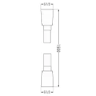 Mexen Cube DR02 termosztátos falsík alatti zuhanyrendszer 25 cm-es esőztetővel, króm