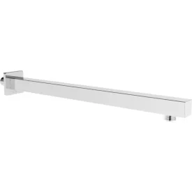   Mexen szögletes fali zuhanykar 40 cm, 5 x 5 cm-es rozettával, króm