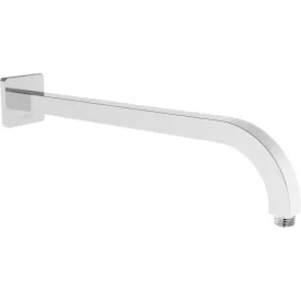Mexen szögletes fali zuhanykar 38 cm, króm