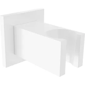 Mexen Cube szögletes fali kézizuhany-tartó, fehér