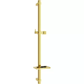 Mexen DQ zuhanyrúd szappantartóval, 80 cm, arany