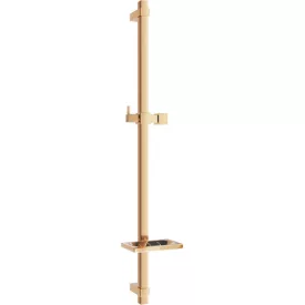 Mexen DQ zuhanyrúd szappantartóval, 80 cm, rózsaarany