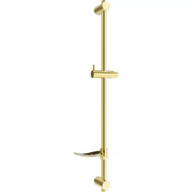 Mexen DF zuhanyrúd szappantartóval, 80 cm, arany