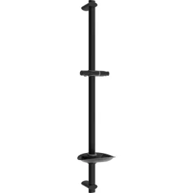 Mexen DB zuhanyrúd szappantartóval, 75 cm, fekete
