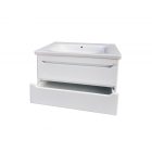 TMP SHARP 80 fali fürdőszobabútor Sanovit SOFT - 13080 porcelán mosdóval - 80 x 45,5 cm