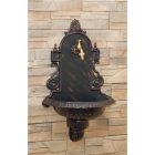 VERONA kerti alumínium öntvény falikút antikolt bronz, tömlővéges réz kerti csappal