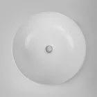 EROS - Top Counter pultra ültethető porcelán mosdó - RAISE - MATT FEHÉR - O - Ø 41 cm