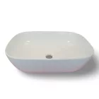 EROS - Top Counter pultra ültethető porcelán mosdó - SMILE 3 - 46,5 x 32,5 x 13 cm