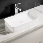 EROS - Top Counter pultra ültethető porcelán mosdó - SLIM 2 - 61 x 35 x 11 cm