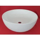 EROS - Top Counter pultra ültethető porcelán mosdó - RAISE - O - Ø 41 cm