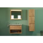 TMP NORD CRAFT 60 fali függesztett fürdőszobabútor - SKY E-8099-60 porcelán mosdóval- 61 x 46 cm