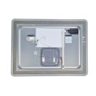 Viva AURA Led TOUCH fürdőszobai tükör - páramenetesítővel - órával - fekvő - 60 x 80 cm