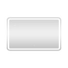 Viva AURA Led TOUCH fürdőszobai tükör - páramenetesítővel - órával - 100 x 70 cm