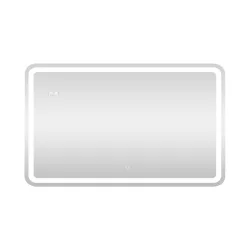   Viva AURA Led TOUCH fürdőszobai tükör - páramenetesítővel - órával - 100 x 70 cm