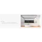 Viva AURA Led TOUCH fürdőszobai tükör - páramenetesítővel - órával - 100 x 70 cm