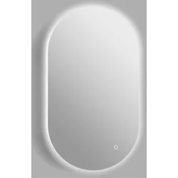   Viva AURA PINO 50 fürdőszoba tükör - érintőkapcsolóval - AMBIENT LED - OVÁLIS - ÁLLÓ - 50x90 cm