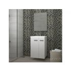 PIRAMIDA EURIDIKA 50L fali / álló fürdőszobabútor öntött műmárvány mosdóval 50 X 38 cm