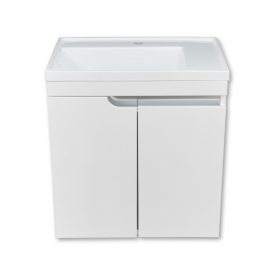   PIRAMIDA EURIDIKA 60LH fali függesztett fürdőszobabútor öntött műmárvány mosdóval 60 cm