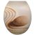 Lecsapódásgátlós duroplast WC ülőke Bézs kavicsos mintás, rozsdamentes fémzsanérral