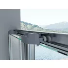 Vela Banyo KAYRA zuhany tolóajtó - 6 mm víztiszta vízlepergető üveggel - 110 x 190 cm