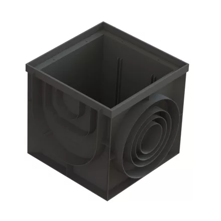 BASE sarok akna – 400×400 mm, 90° csatlakozás