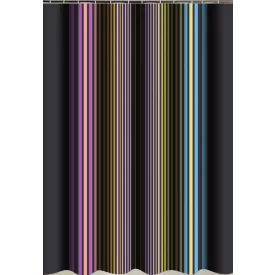   Textil zuhanyfüggöny 180x200 cm, spectrum mintázattal, mosható és vasalható
