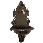 VERONA kerti alumínium öntvény falikút kalapácslakk bronz, tömlővéges réz kerti csappal