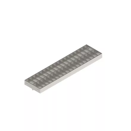INOX rács rozsdamentes típus réses folyóka LN100 M125 498x126x30 (990141)