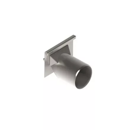 INOX végzáró lap rozsdamentes típus A csonk DN100 folyóka LN100 130x160x149 (992330)