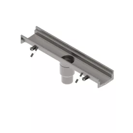 STAINLESS inox moduláris folyóka egyenes – LN150, H80 mm