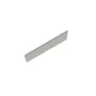 STAINLESS inox végpanel – zuhany/erkély vízelvezető, LN110, H20 mm