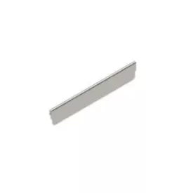   STAINLESS inox végpanel – zuhany/erkély vízelvezető, LN110, H20 mm