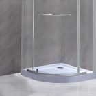 Fat 90x90 cm íves akril zuhanytálca, 15 cm magas