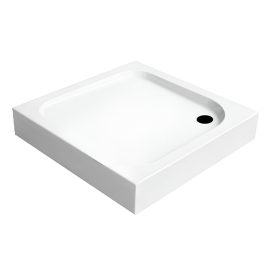 Fat 80x80 cm szögletes akril zuhanytálca, 15 cm magas