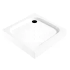 Fat 80x80 cm szögletes akril zuhanytálca, 15 cm magas