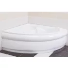 Favorit Arena 140x140 cm szimmetrikus akril sarokkád, állvánnyal és előlappal