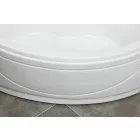 Favorit Lea 140x140 cm szimmetrikus akril sarokkád, állvánnyal és előlappal