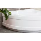 Favorit Laguna 125x125 cm szimmetrikus akril sarokkád, állvánnyal és előlappal