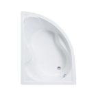 Favorit Siesta 150 x 100 cm, balos aszimmetrikus íves akril sarokkád csúszásmentes belsővel