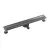 Aquasan Premium zuhanyfolyóka 500 mm gun grey rozsdamentes ráccsal, 360°-os szifonnal