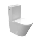AREZZO design INDIANA kombi WC Rimless alsó/hátsó kifolyású, mély öblítésű
