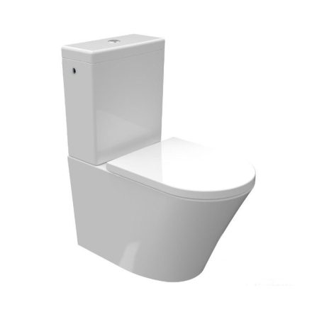 AREZZO design INDIANA kombi WC Rimless alsó/hátsó kifolyású, mély öblítésű