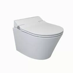   AREZZO design INDIANA Perem nélküli fali WC + okos WC tető (Bidé funkcióval)