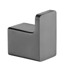 Arezzo Design MONO egyágú fürdőszobai akasztó, gun metal
