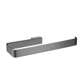   Arezzo design MONO törölközőtartó 25 cm, gun metal, metál szürke